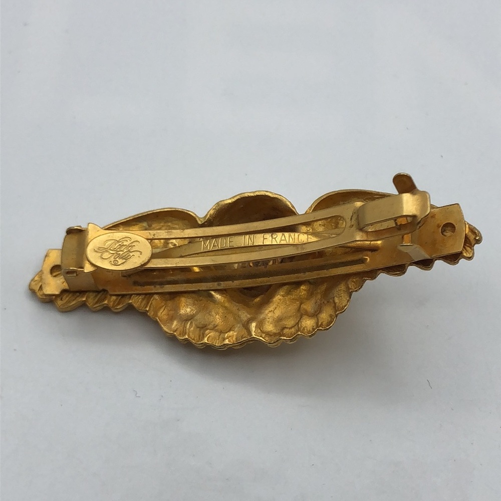 Kirks Folly Art Nouveau Style Gold Tone Angel Winged Cherub Hair pin - Picture 3 of 10